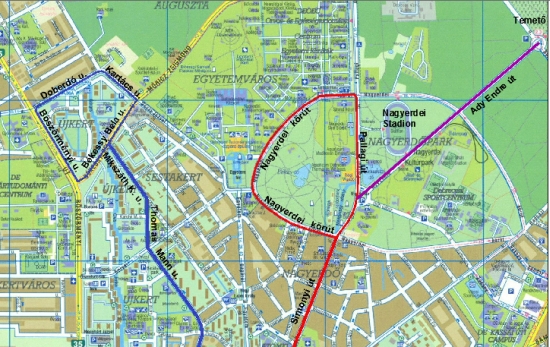 Debrecen Temető Térkép